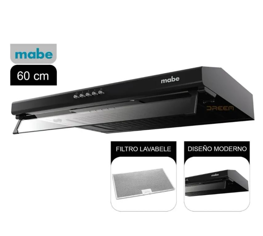 Campana Extractora CMU6020PB0 60 CM - Negro