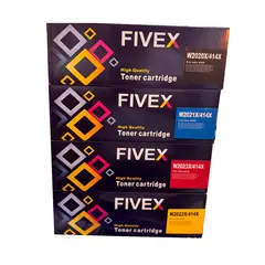 FIVEX - Kit de Tóner HP Compatible 414X CYMK M454dw, M479dw con CHIP
