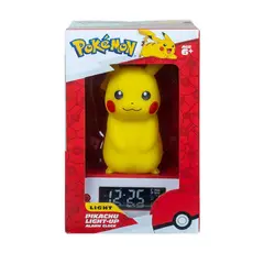 POKEMON - Pikachu Con Lampara y Reloj Despertador