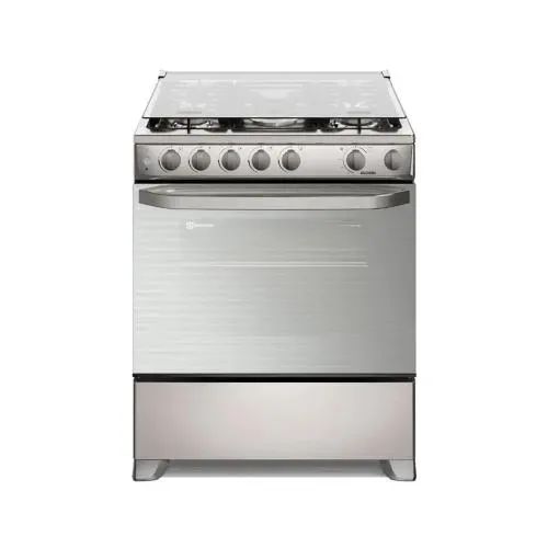COCINA DE PIE A GAS 5 HORNILLAS ACERO INOX - FE5LMR