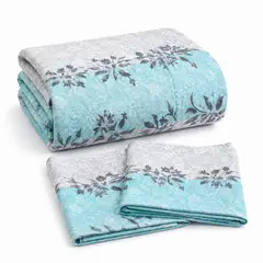 ARLIN TEXTIL - Cover Térmico 150 Hilos Microfibra Damasco / M19 Arlin