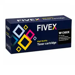 FIVEX - Tóner Compatible HP 136X W1360X Negro – LaserJet M211, MFP M236, M209dwe - 2,600 Páginas