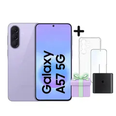 SAMSUNG - GALAXY A57 5G 256GB - 12GB RAM Color - Awesome Lilac + CARGADOR + CASE + MICA
