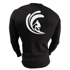 AQUA&MODA - LICRA CON PROTECCIÓN UV AQUAMODA LAMNLGS1 NEGRO LOGO SURF1