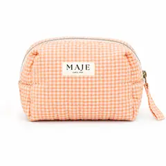 MAJE - Neceser para mujer de estilo cuadrados rosados - PERU