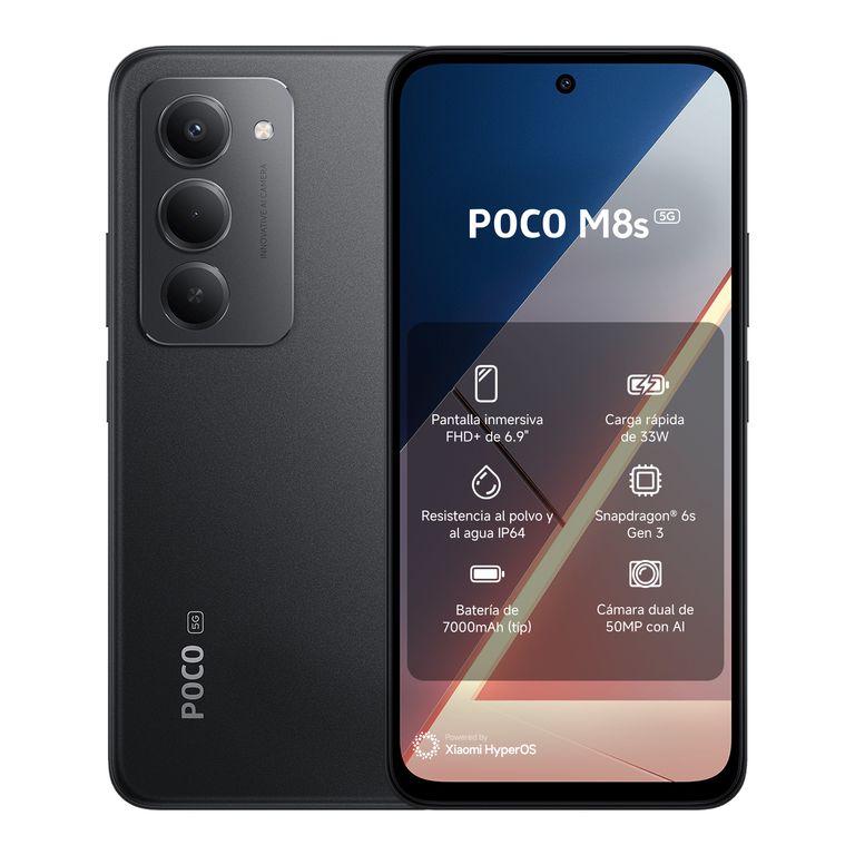 POCO M8s 5G Negro 8GB + 256GB