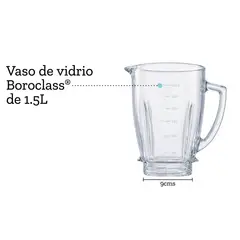 OSTER - Vaso de Vidrio Refractario para licuadora BLSTPYG