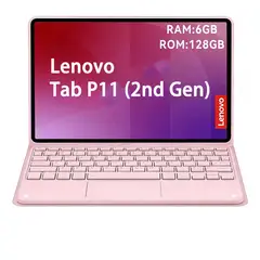 LENOVO - Tab P11 2nd Gen 6GB+128GB WiFi 11.5 Gris+ Teclado Rosa