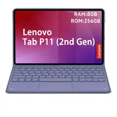 LENOVO - Tab P11 2nd Gen 8GB+256GB WiFi 11.5 Gris+ Teclado Púrpura