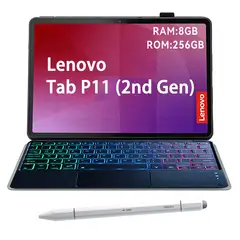 LENOVO - Tab P11 2nd Gen 8GB+256GB 11.5 Gris+ Teclado Negro 3-color backlight+Lápiz