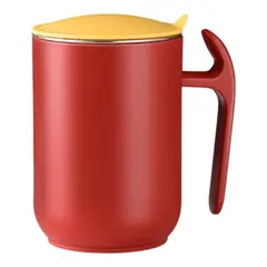 WELL BEING - Taza Térmica 550ml Acero Inoxidable 304 Antiderrames Color ROJO