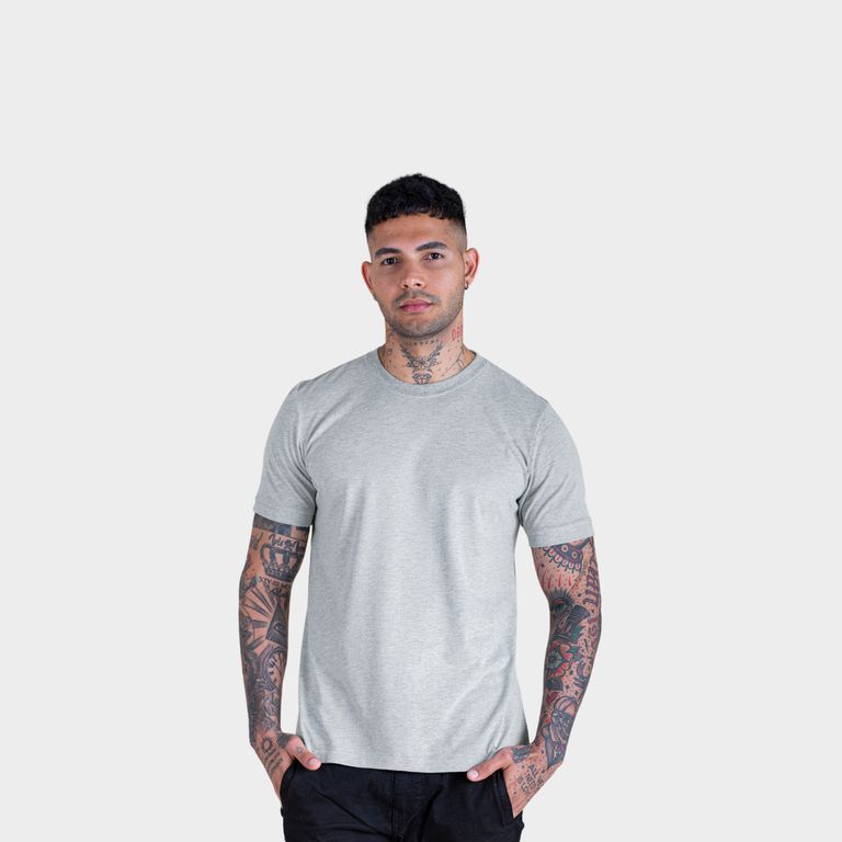 Polo Básico Hombre Cuello Redondo 100% Algodón Regular Fit