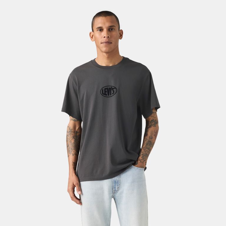 Polo Hombre Relaxed Fit Tee Negro