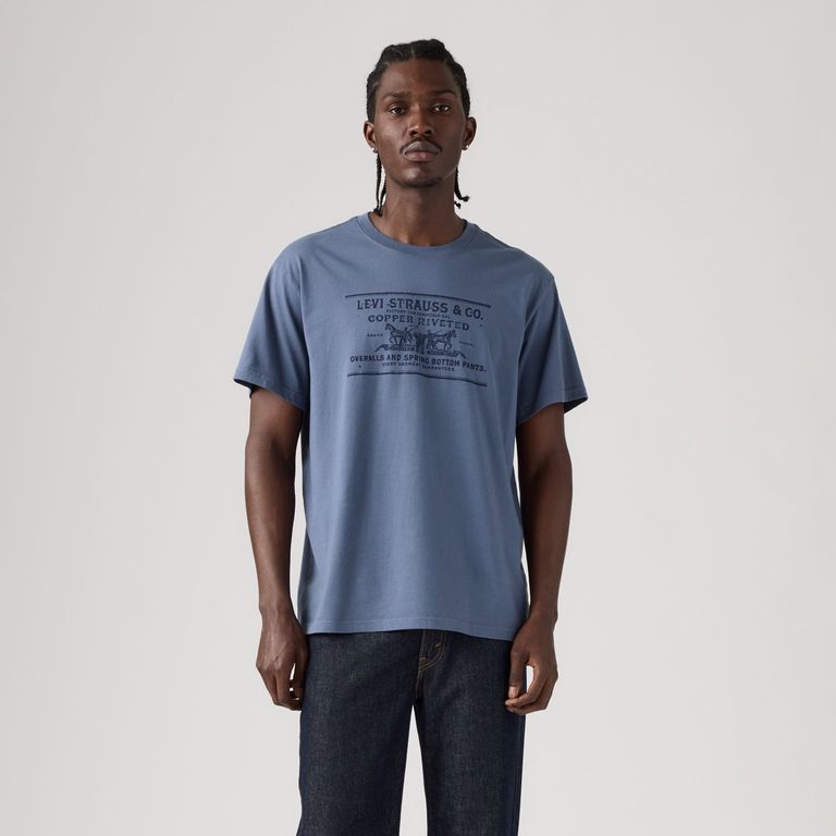 Polo Hombre Relaxed Fit Tee Azul
