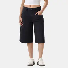 LEVIS - Shorts Mujer Super Baggy Jort Negro