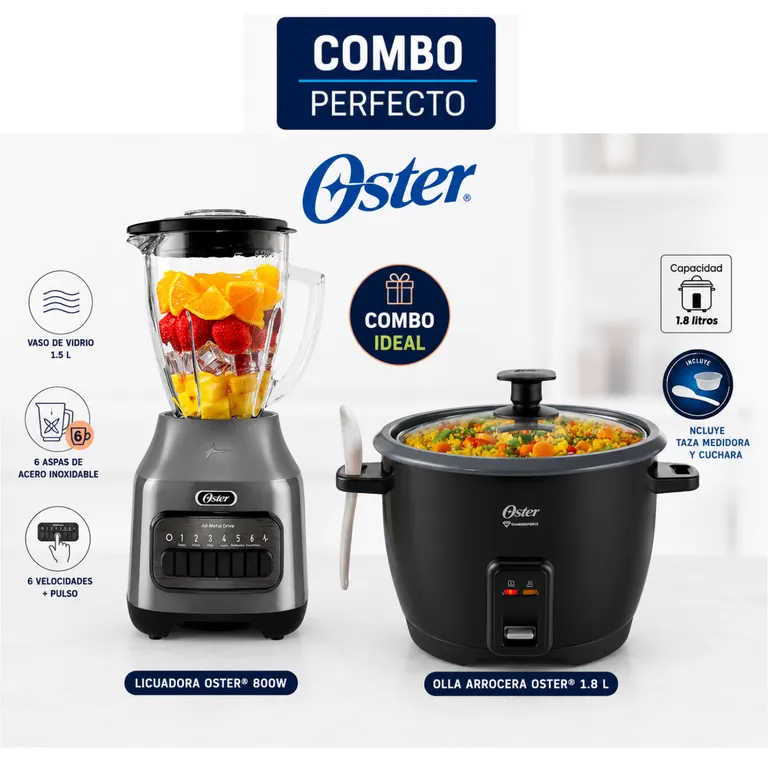 Licuadora BLSTPEG-GPB 1.5L 6 VELOCIDADES + OLLA