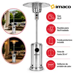 Imaco - Calentador De Patio a Gas PHS130 Acero Inox
