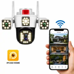 OEM - CAMARA TRIPLE LENTE APP IPC360 HOME PARA EXTERIOR CON ZOOM OPTICO