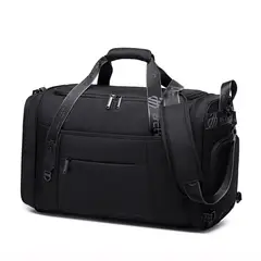 ARCTIC HUNTER - Bolso Maletin Hombre 0021 Viaje Gimnasio Deportivo Negro