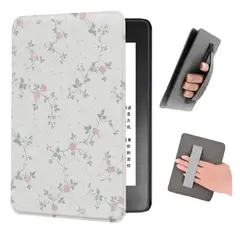 GENERICO - Case Funda para Kindle Paperwhite 12° 2024 C/sujetador BLANCAFLOR