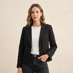 GENERICO - Blazer para Mujer Negro