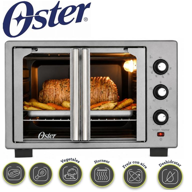Horno TSSTTV35FDMAFNS-053 con freidora de aire de 35 litros, puertas francesas