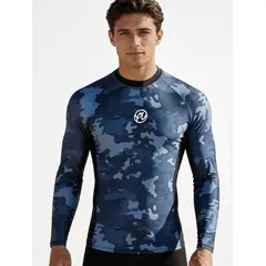 GENERICO - Polo natación hombre azul