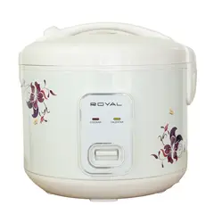 ROYAL - OLLA ARROCERA TERMICA BLANCO C/FLORES 1.8 LT