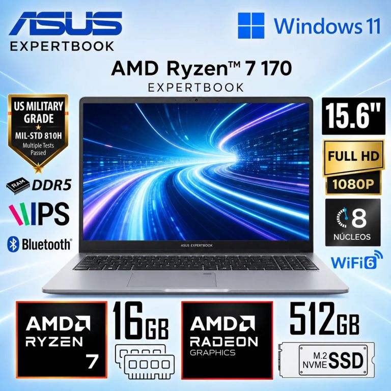 Laptop Vivobook Go 15 PM1503CDA-S70276 512GB SSD 16GB RAM