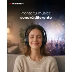 MONSTER AUDIO - AUDIFONOS MOSNTER XK01 MKII HYBRID ANC HEADPHONES