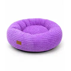 PET MOOD - Cama Cozy Donut Talla Large Color Morado