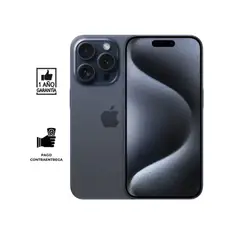APPLE - IPhone 15 Pro Reacondicionado (ESIM) 256gb I Grado B I color: Azul