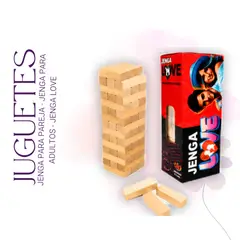 GENERICO - Jenga Love - juego especialmente para parejas y adultos mayores de 18 años.