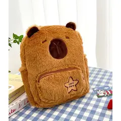 GENERICO - MOCHILA CAPIBARA CON CARTUCHERA