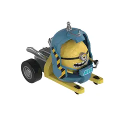 MINIONS - Auto Capsula Espacial Minion A Friccion 13 Cm - Perú