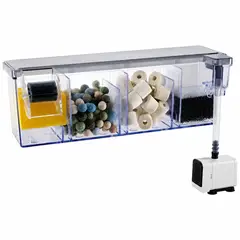 SOBO - Filtro Externo Aéreo AQ-17H Cascada 500 L/H 4 Etapas para Acuario