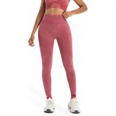 GENERICO - Leggings De Yoga De Cintura Alta color ROJO