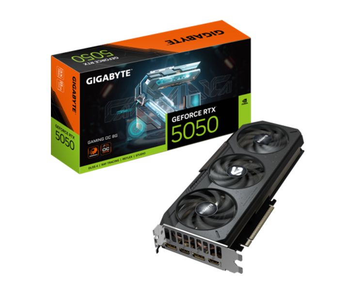 Tarjeta de video GeForce RTX 5050 GAMING OC 8G, 8 GB GDDR6, PCIe Gen 5.0