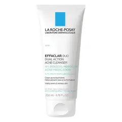 LA ROCHE POSAY - Limpiador Facial para el Acné de Doble Acción Effaclar 4% Peróxido de Benzilo - La Roche-Posay