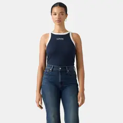 LEVIS - Polo Mujer Essential Racer Tank Azul