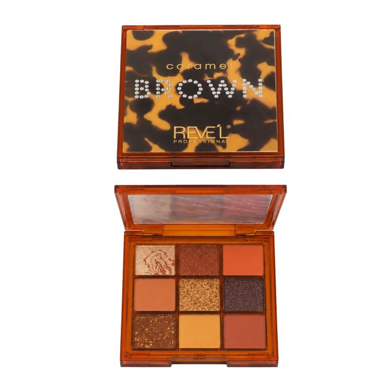 Paleta de sombras Caramel Brown Tono 01 - REVEL