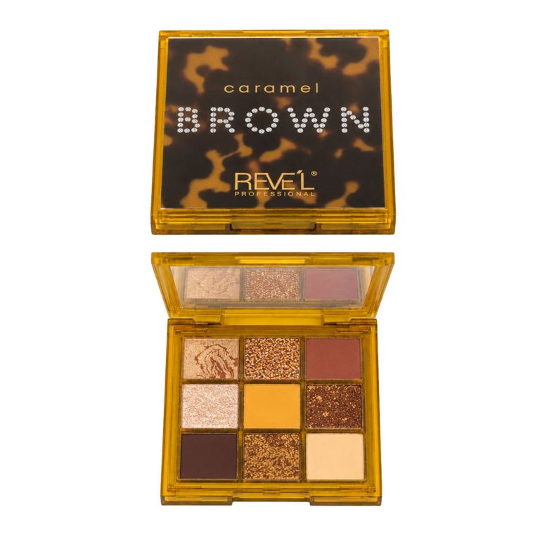 Paleta de sombras Caramel Brown Tono 02 - REVEL
