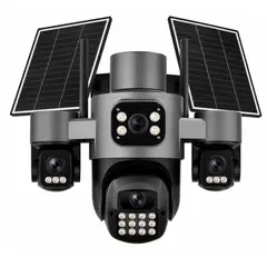 OEM - CAMARA CHIP4G CON DOBLE PANEL SOLAR Y 4 LENTES