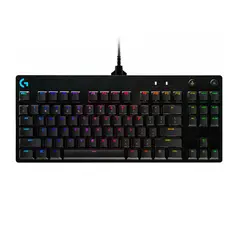 LOGITECH G - Teclado Gamer Pro Mecánico Alámbrico RGB USB