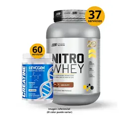 EVOGEN - Nitro whey 1.1 kg Proteína whey chocolate + Creatina 300gr
