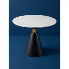 MIN CITY HOME - Mesa Bistro Negro Circular
