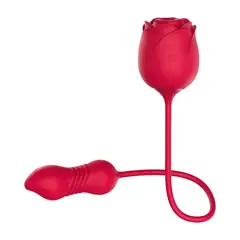 JOTA STORE - Scarlet Rose Estimulador 2 en 1 Vibrador y Succionador 9 Modos Vibra+
