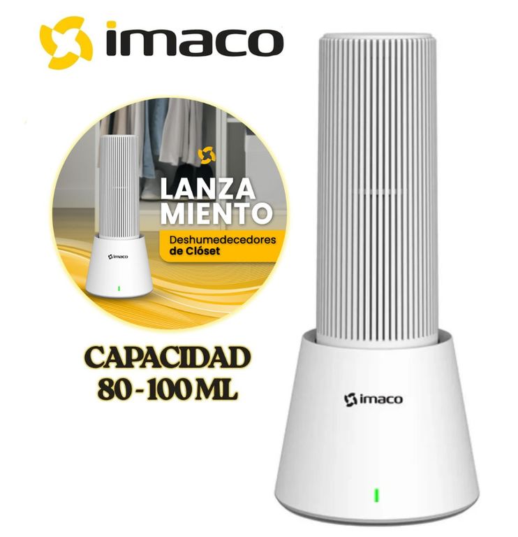 Mini deshumedecedor Portátil de closet DHM20