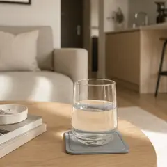 LAR DANIELSEN - Posavasos premium de cemento - Firkant