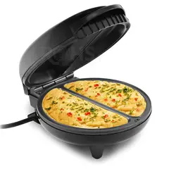 ROHS - Omelettera Eléctrica RAF R.512 Antiadherente 850W Doble Cámara De Cocción